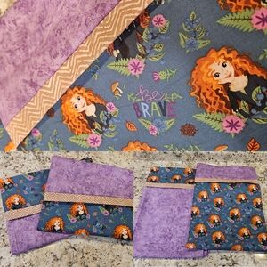 Handmade Be Brave Character Pillowcase Set